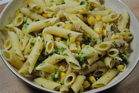 Broccoli Sweetcorn And Tuna Pasta Recipe Student Recipes Student Eats