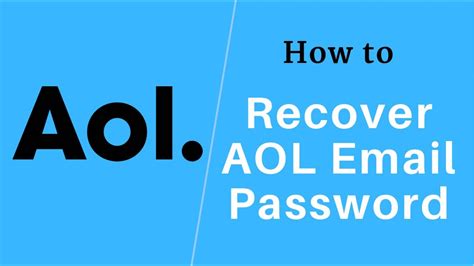 How To Recover Aol Email Account L Reset Password Youtube