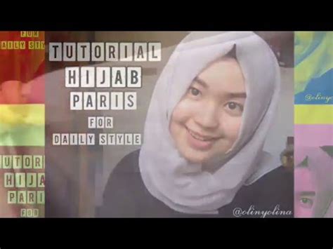 #3 Tutorial Hijab Segi Empat Paris seperti Pashmina Sehari ...