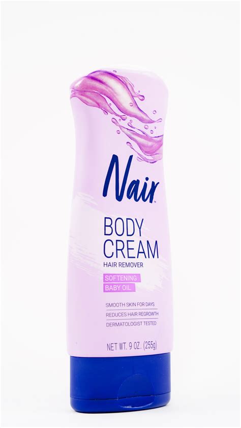 Nair Hair Removal Body Cream With Softening Baby Oil Leg And Body Hair Remover Oz Valudrug