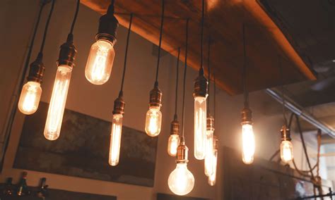 Lighting Design Trend Carbon Filament Bulbs Aka Edison Bulbs The