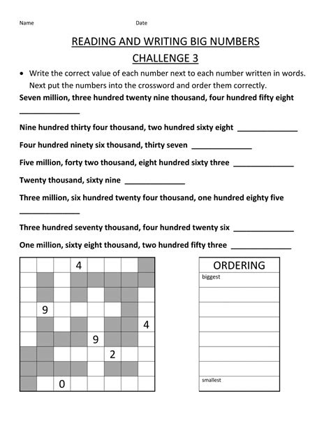 4th Grade Writing Worksheets Challenge Learning Printable