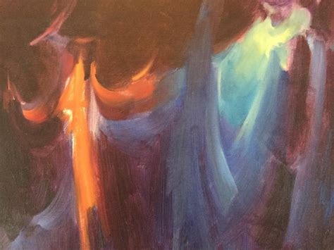 Painting Motion By Earl Daniels Midcentury 1960s American Painter