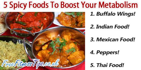 5 Spicy Foods To Boost Your Metabolism Free Fitness Tips Spicy