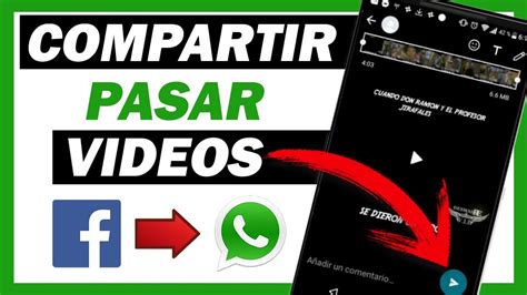 Cómo Pasar VÍdeos De Facebook A Whatsapp Youtube