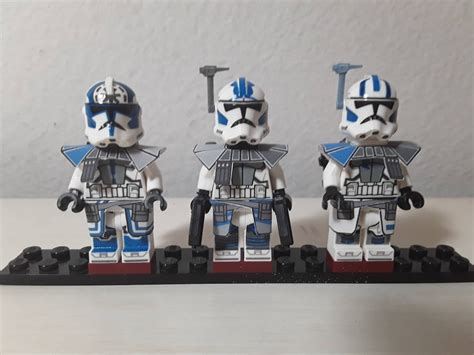 Clone Arc Trooper Custom Decaled Lego Minifigures Echo Etsy Australia