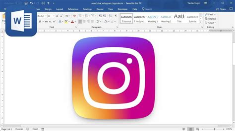 Download High Quality Word Logo Instagram Transparent Png Images Art