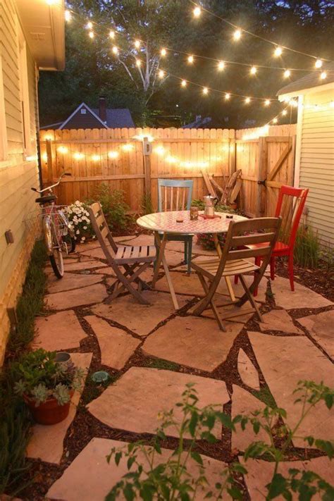 Create A Backyard Cafe With Bistro Lights Yard Envy