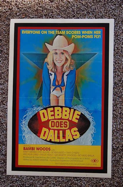 DEBBIE DOES DALLAS Lobby Card Movie Poster BAMBI WOODS PicClick