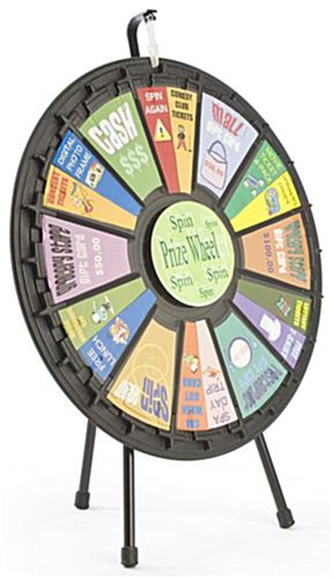 Spin Wheel Game Tripod Countertop Stand And Clicker