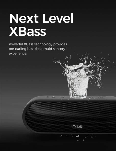 Tribit Xsound Go Compact Wireless Speaker And 24 Hour Battery Life Black