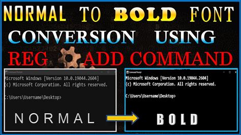 How To Make Fonts Bold In Command Prompt Using Batch Script Cmd