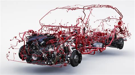 Wiring harness of a car is not just a covering tube of some insulating material, but also comprises of the cables and wires connecting various electrical and electronic components of a car. Bentley Bentayga wiring harness is weirdly beautiful