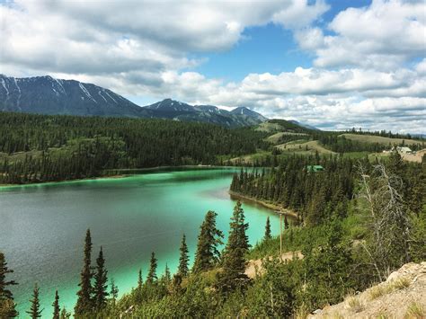Emerald Lake In Carcross Southern Lakes Yukon Territories Canada