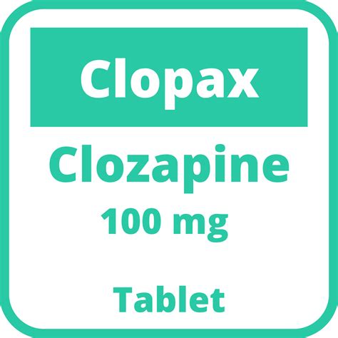 Clopax Clozapine 100mg Tablet 30s Price In The Philippines Medsgo