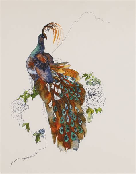 Joni Mitchell - Peacock - paintings