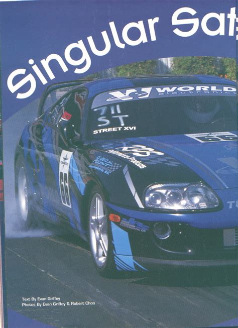 Toyota Supra Mkiv Magazine Articles