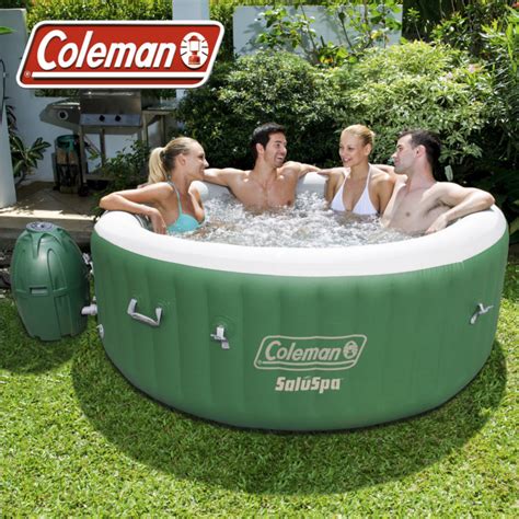 Coleman Lay Z Spa Saluspa 4 6 Person Inflatable Portable Massage Hot Tub Spa For Sale From