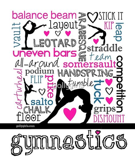 Girls Gymnastics Posters Redbubble