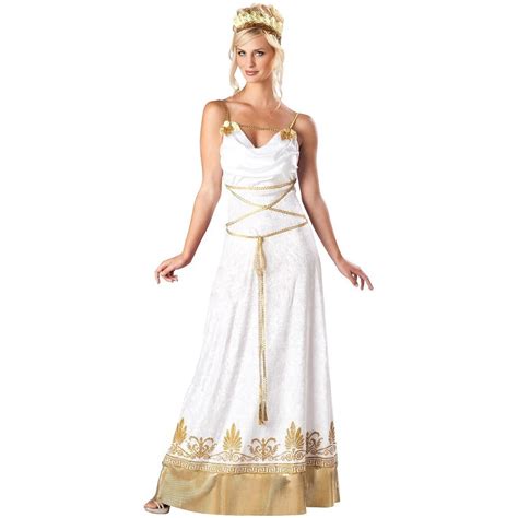 Roman Toga Greek Athena Goddess Ladies Womens Fancy Dress Costume