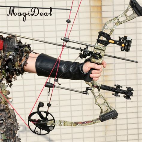 Magideal Archery Bow Hand Protection Glove Arm Safety Guard Gear For