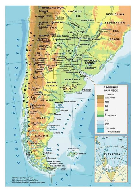 Interactive argentina map on googlemap. Physical map of Argentina - Map of Argentina physical ...