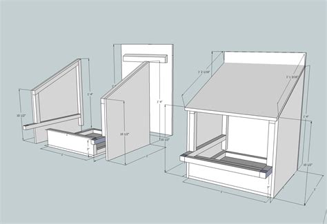 Nesting Box Plans In Sketchup Root Simple