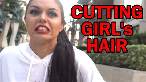 Cutting Girlfriends Hair Prank Youtube