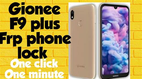 Gionee F9 Plus Frp Phone Lock All Spd9863a Ic Support Youtube