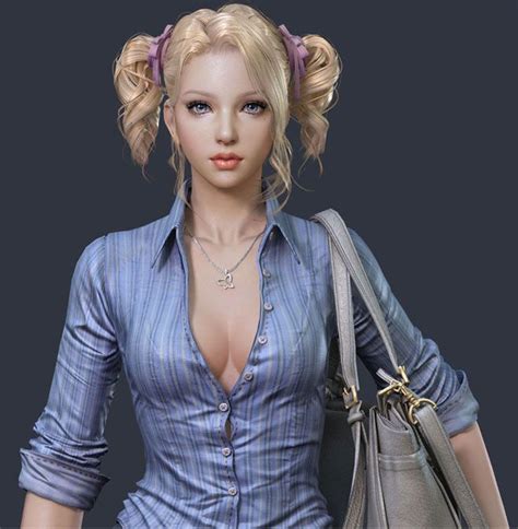 30 Beautiful 3d Girls Character Designs And Models Zbrush Models