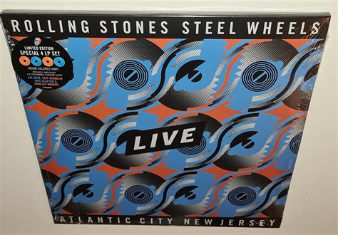 The Rolling Stones Steel Wheels Live Live 1989 Brand New Coloured 4lp