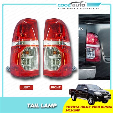 Toyota Hilux Vigo Kun26 2012 2015 Rear Left And Right Side Taillight