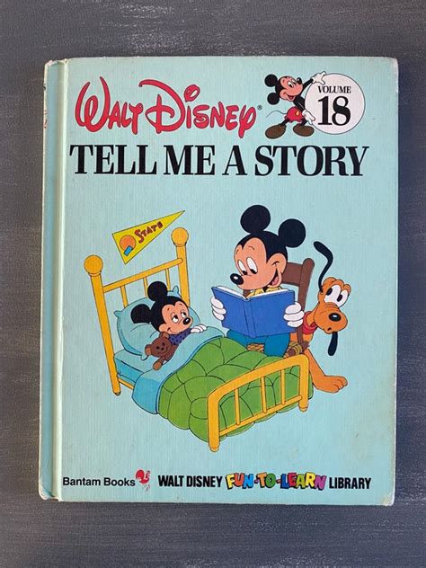 1983 Walt Disney Fun To Learn Library Volume 18 Tell Me A Etsy