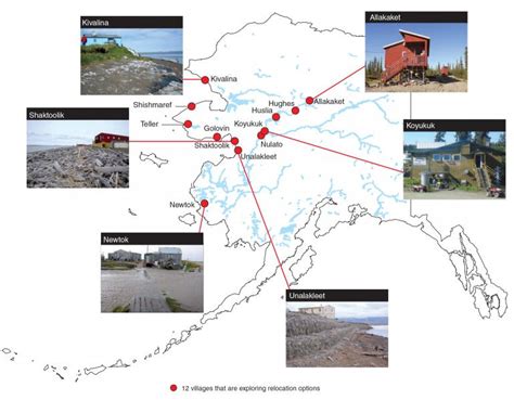 Alaska Native Villages Exploring Relocation Us Climate Resilience