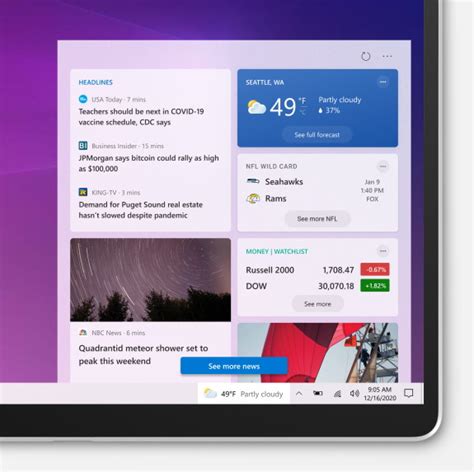 Windows 10 Taskbar To Get A News Widget Dvhardware