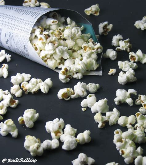 Homemade Popcorn Redchillies
