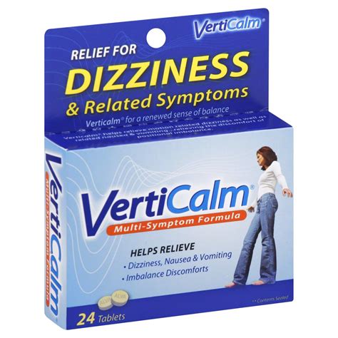 Verticalm Multi Symptom Formula Relief For Dizziness Tablets Shop