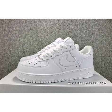 Nike Air Force 1 One Classic All White Low Sneakers Women Shoes And Men