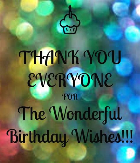 Thank You Everyone For The Wonderful Birthday Wishes 4 Birthday