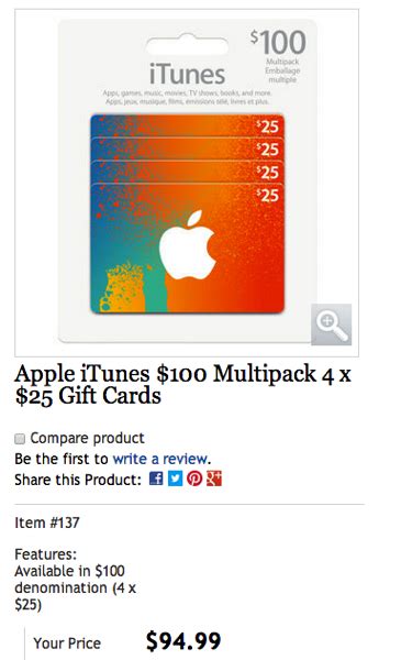 This is a great deal, especially if you already regularly make purchases in. Costco Canada Locations Selling iPods, iPads; iTunes Multipacks Available Online | iPhone in ...