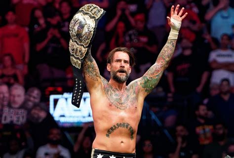 Cm Punks First Match Since Becoming Aew Champion Announced