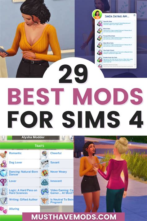 29 Must Have Sims 4 Mods Sims 4 Gameplay Mods Sims 4 Gameplay Sims