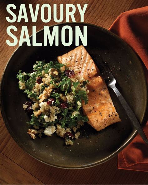 Roasted Salmon With Kale And Quinoa Salad Knorr Recipes Fish Recipes
