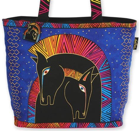 Laurel Burch Embracing Horses Designer Tote Bag Laurel Burch Art
