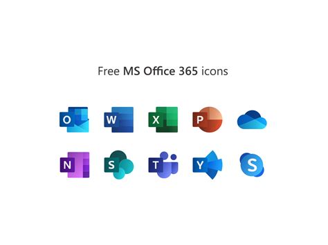 Free Microsoft Office 365 Icons Search By Muzli