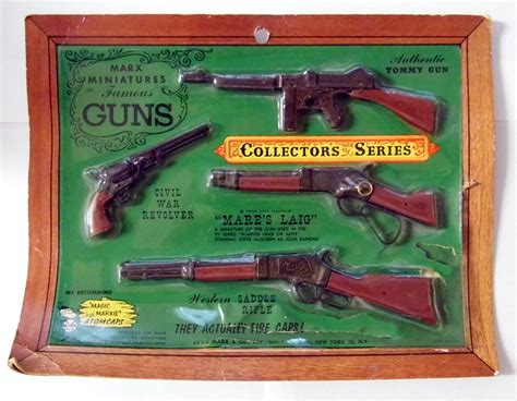 Vintage Marx Toy Company Miniatures Of Famous Guns Collectors Series