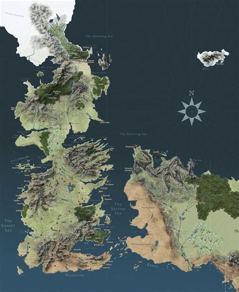 Map Of Game Of Thrones Interactive Meteofra