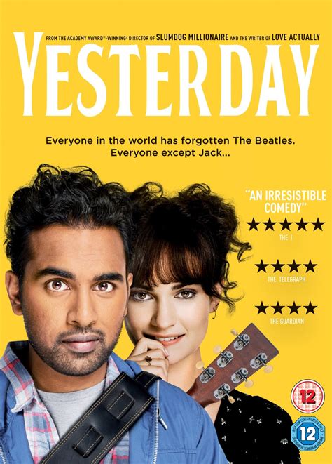F em7 a7 dm c bb yesterday, all my troubles seemed so far away c f now it looks as though they're here to stay dm g7 bb f oh, i believe in yesterday verse 2 : Yesterday | DVD | Free shipping over £20 | HMV Store