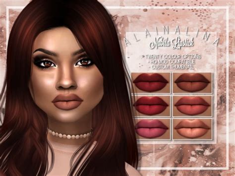 Nabila Lipstick At Alainalina Sims 4 Updates