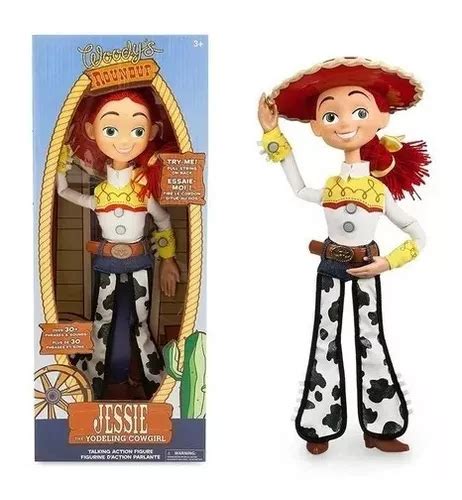 Disney Boneca Jessie Toy Story 38cm Fala Ingles Com Caixa Parcelamento Sem Juros